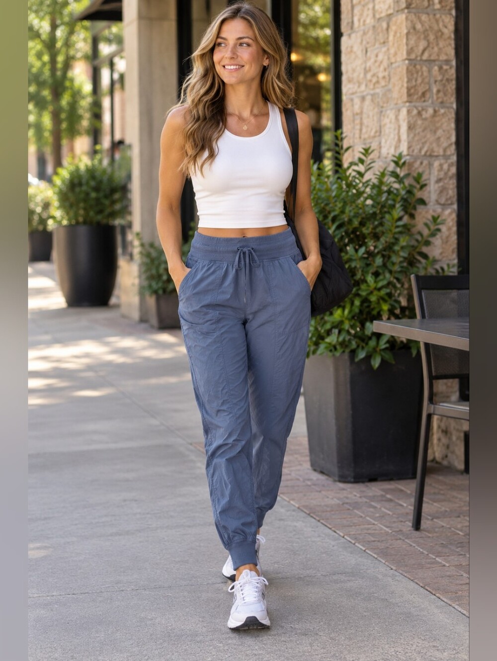 Lululemon Dance Studio Mid-Rise Jogger Full Length Blue Size 4 Like New